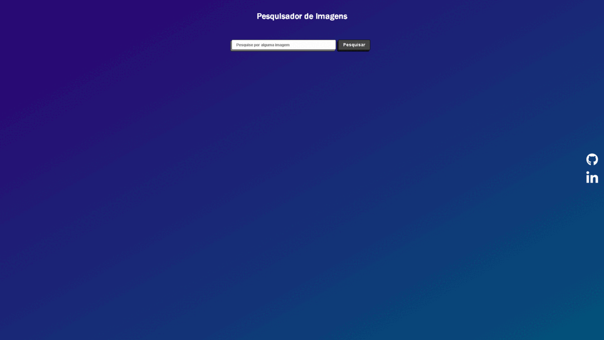Pesquisador de Imagens